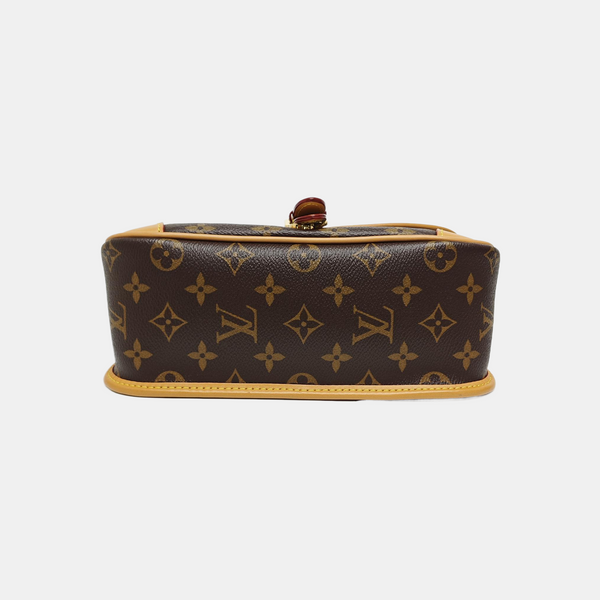 DIANE Monogram Coated Canvas Brown