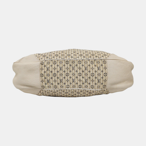 CROISETTE SAC MARINA Monogram Canvas White