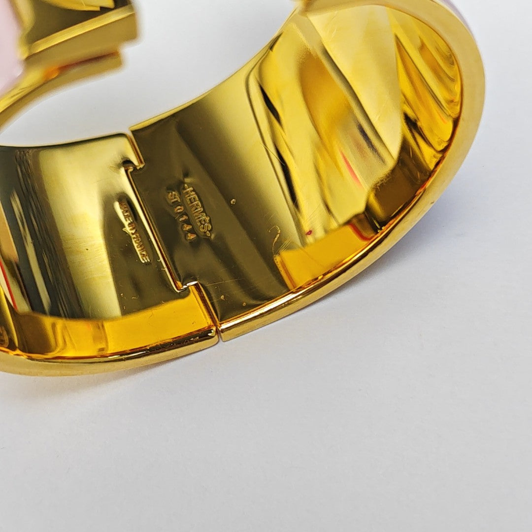 Clic H Metal Gold Bangle