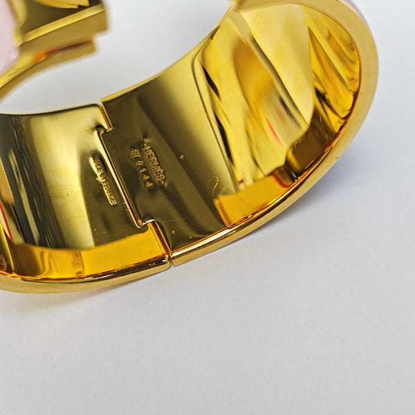 Clic H Metal Gold Bangle