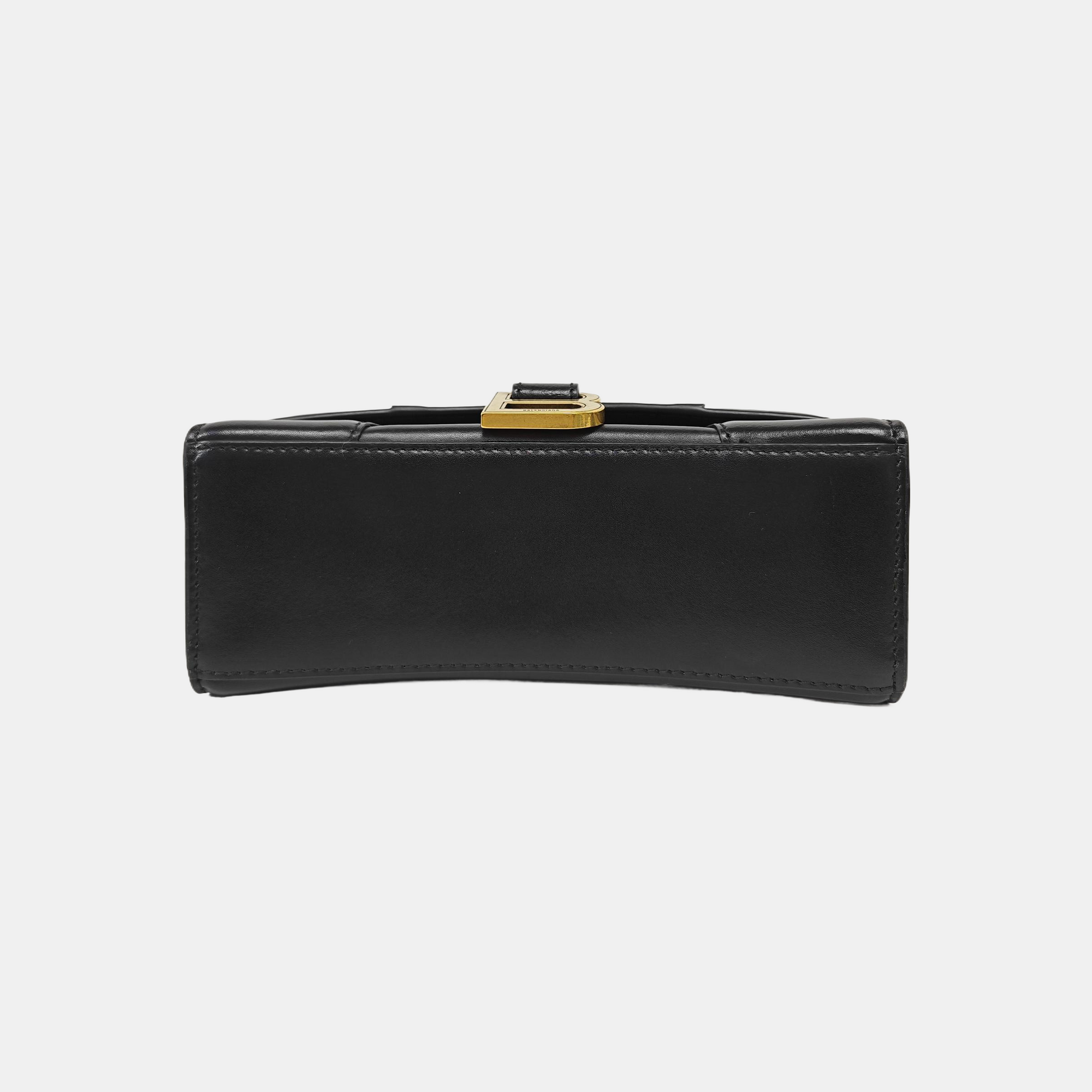 Hourglass XS Calfskin Black