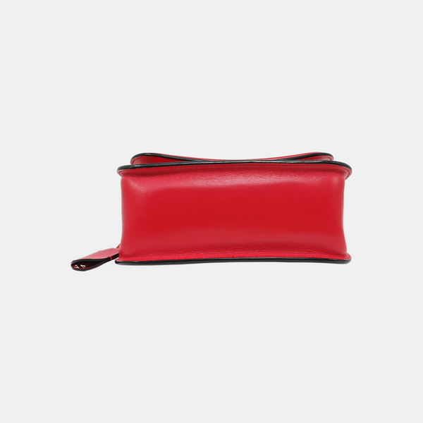 Calfskin Shoulder Bag Red