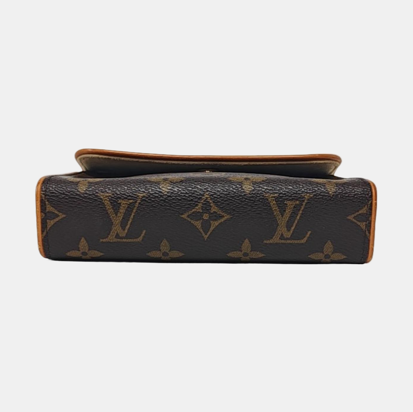 FLORENTINE Monogram Coated Canvas Brown