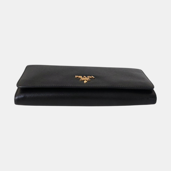 Saffiano Calfskin Wallet Black
