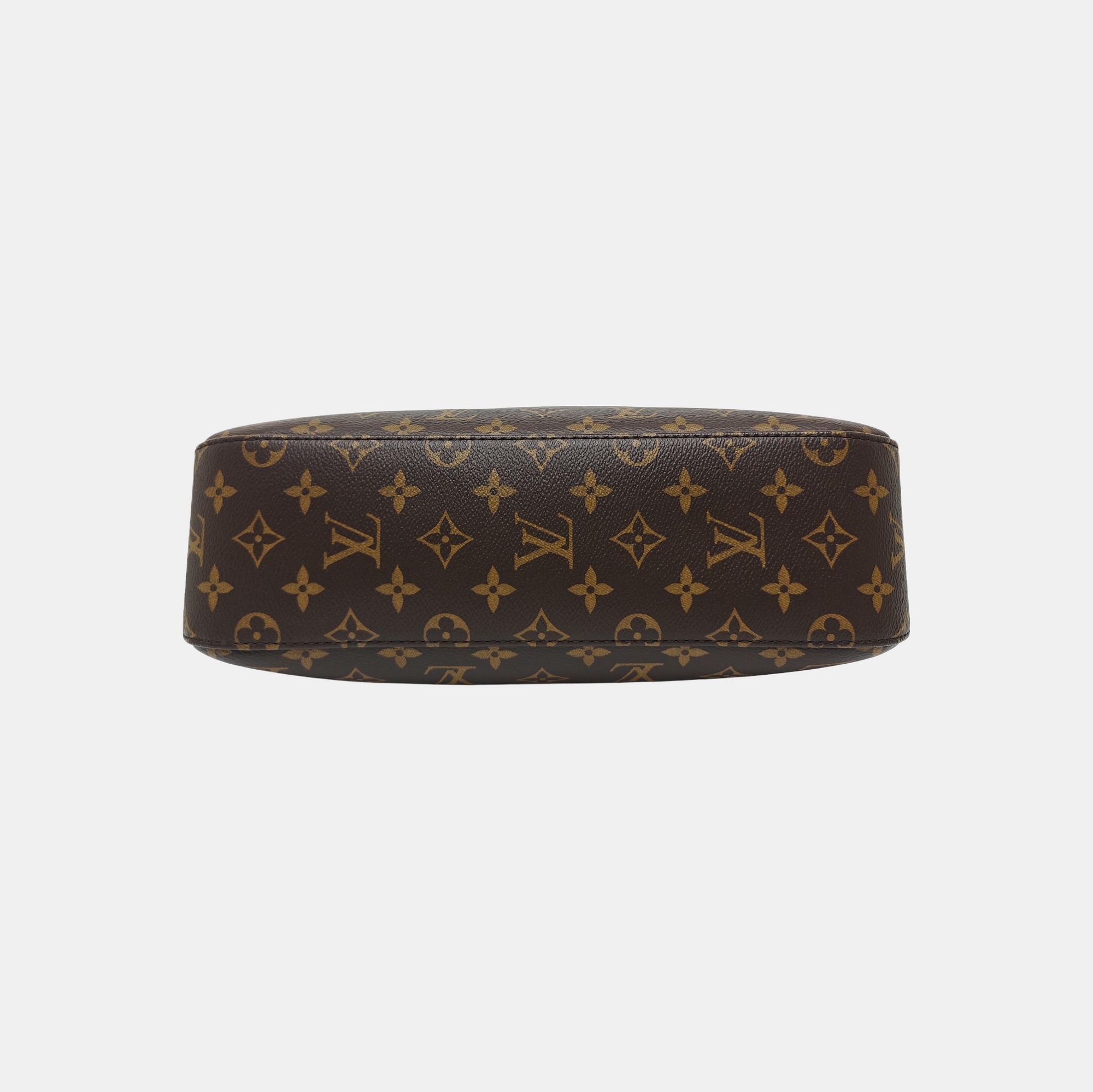 SLOUCHY PM Monogram Coated Canvas Brown