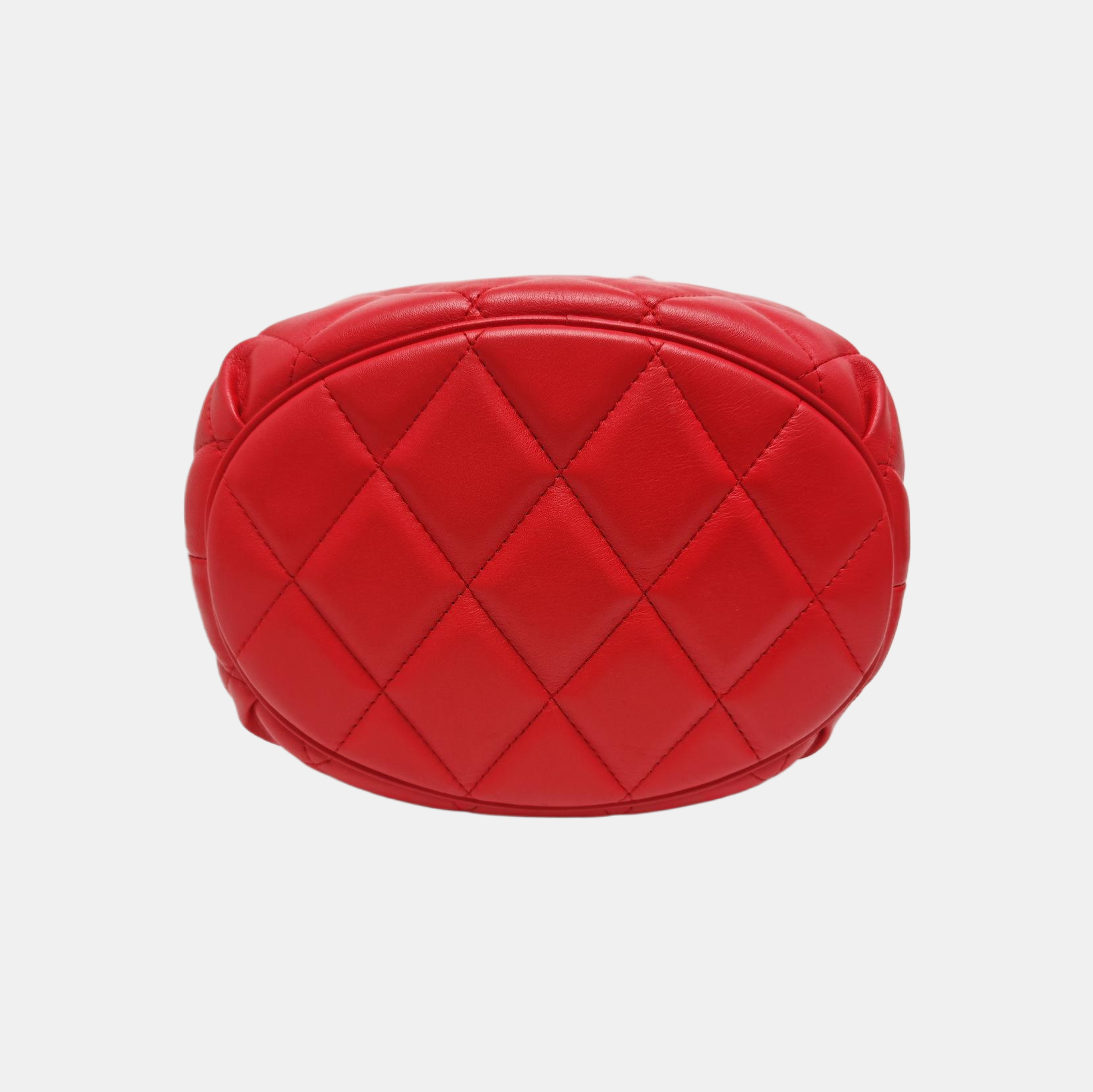 B. Quilted Calfskin Red