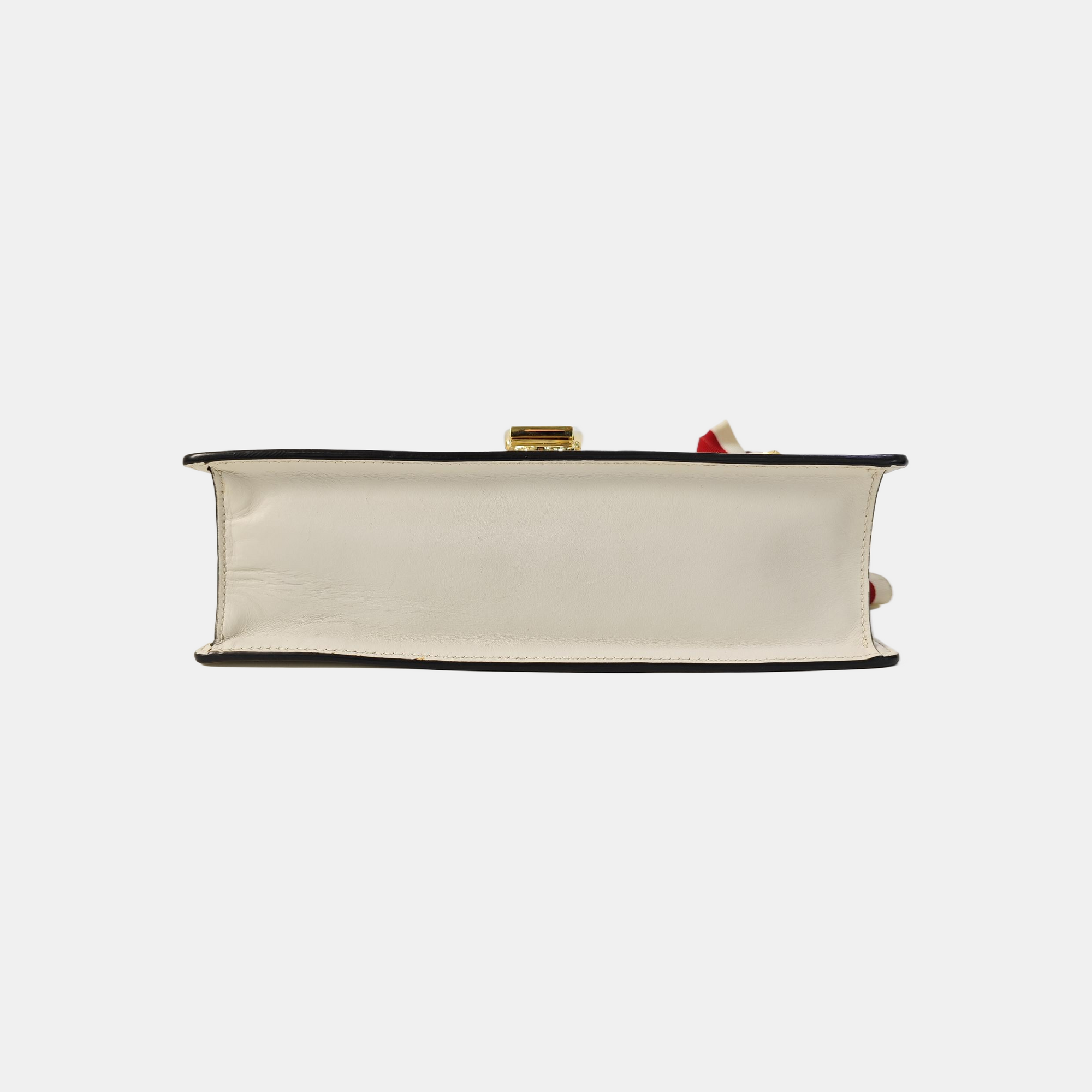 Sylvie Small Calfskin White