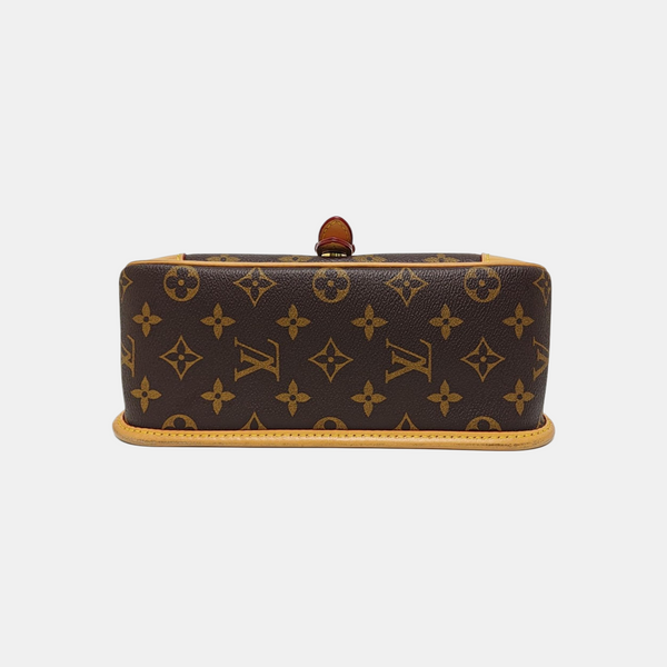 DIANE Monogram Coated Canvas Brown