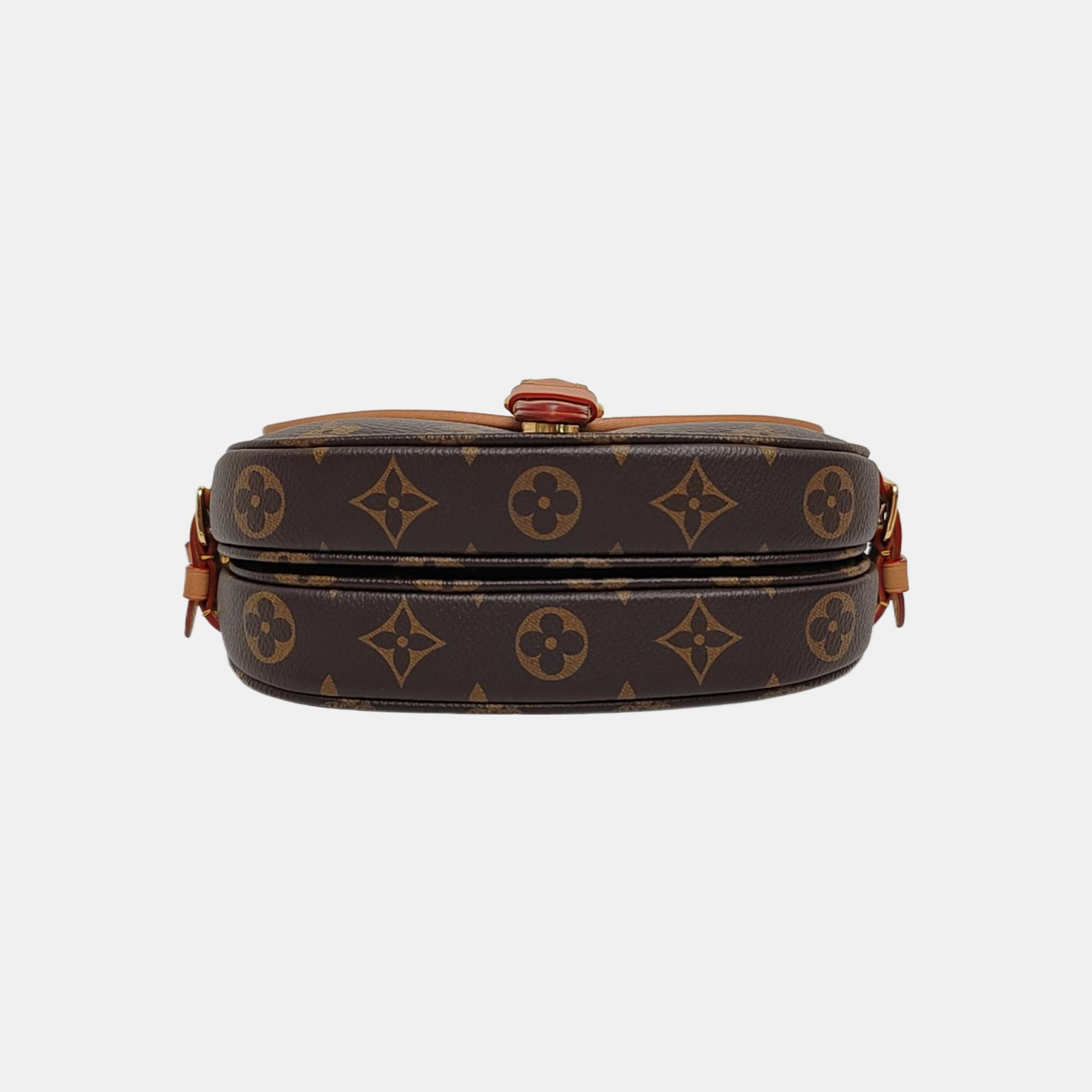 SAUMUR BB Monogram Coated Canvas Brown