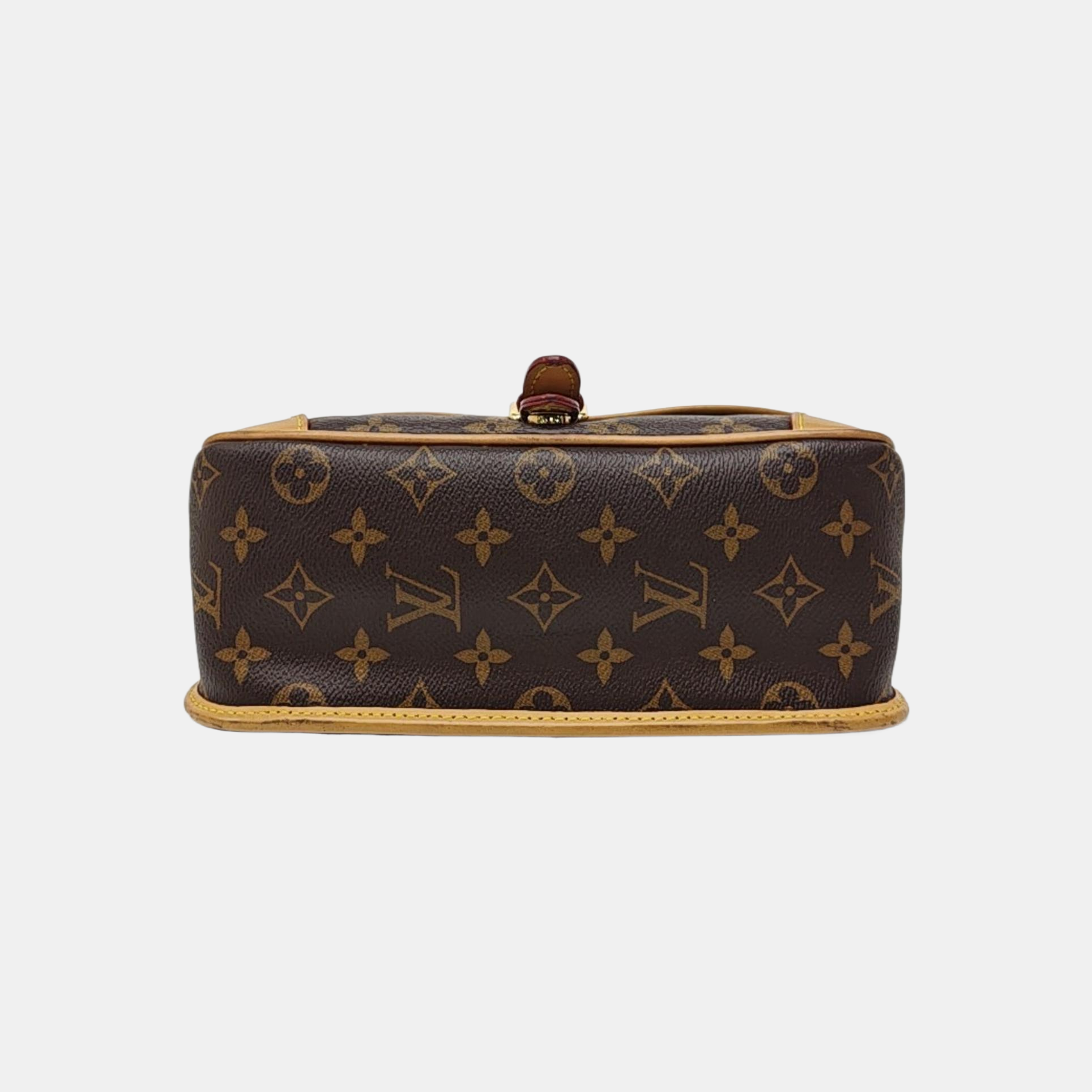 DIANE Monogram Coated Canvas Brown