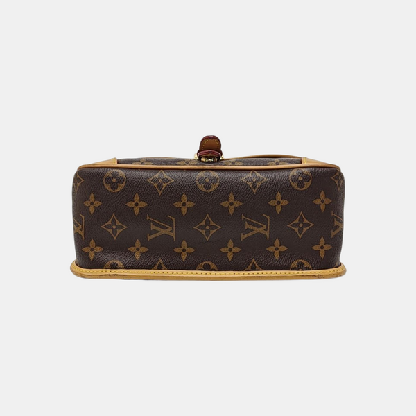 DIANE Monogram Coated Canvas Brown
