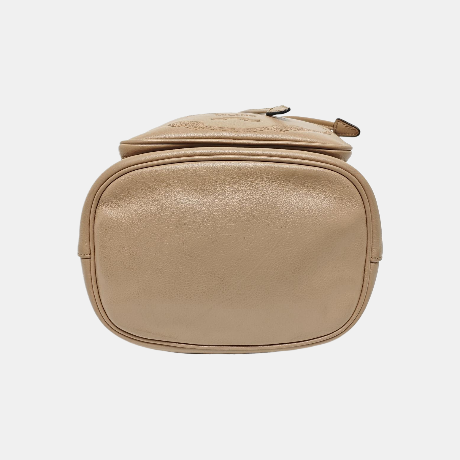 Calfskin Bucket Bag Beige