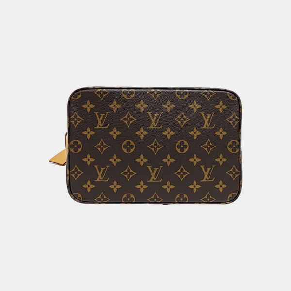 ALL IN GM Monogram Coated Canvas Brown