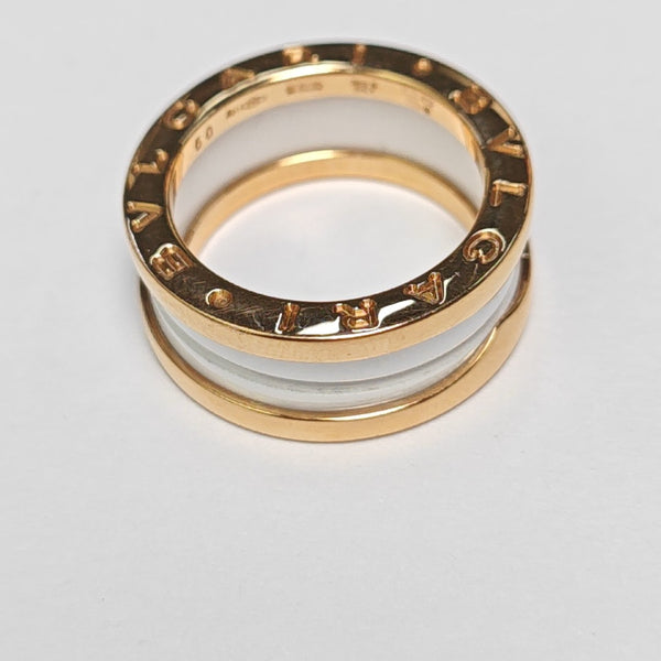 B.ZERO1 18k Rose Gold Ring EU 50