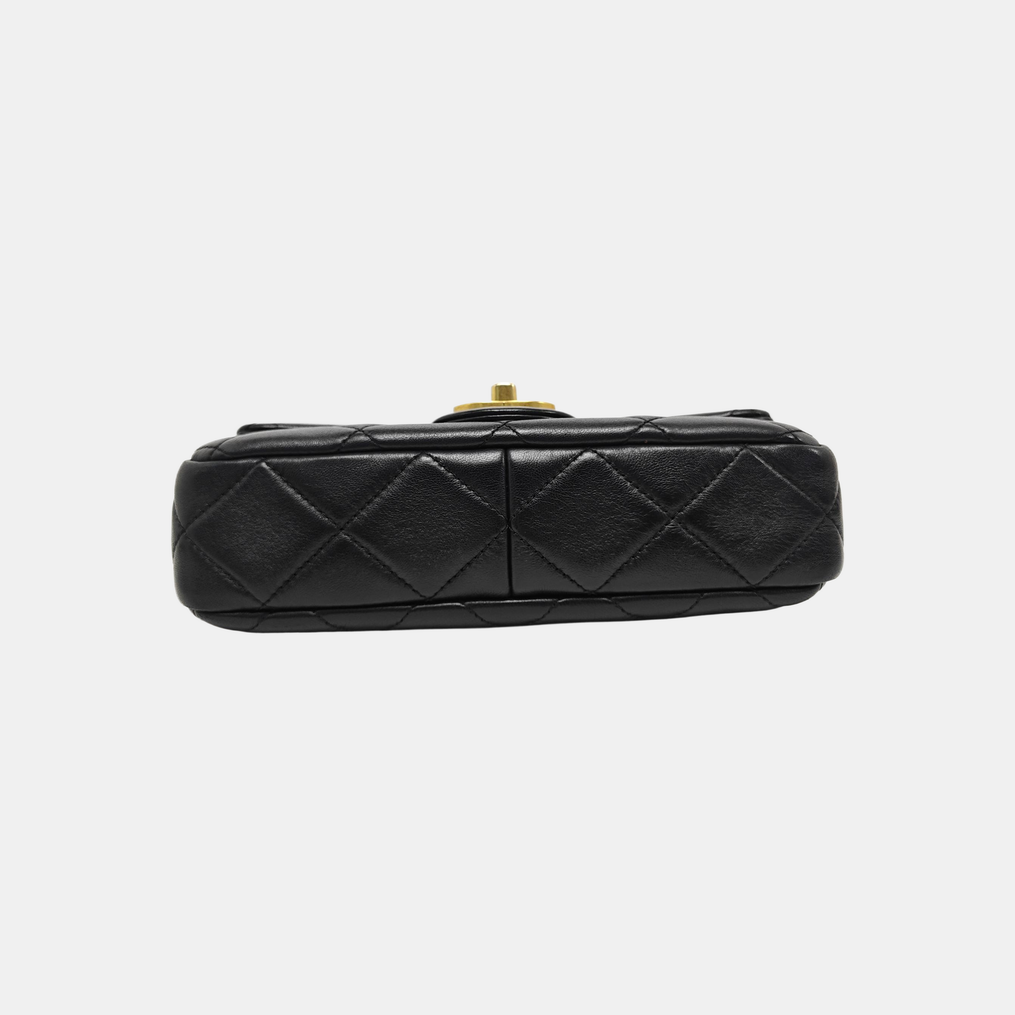 CLASSIC FLAP Mini Quilted Lambskin Black