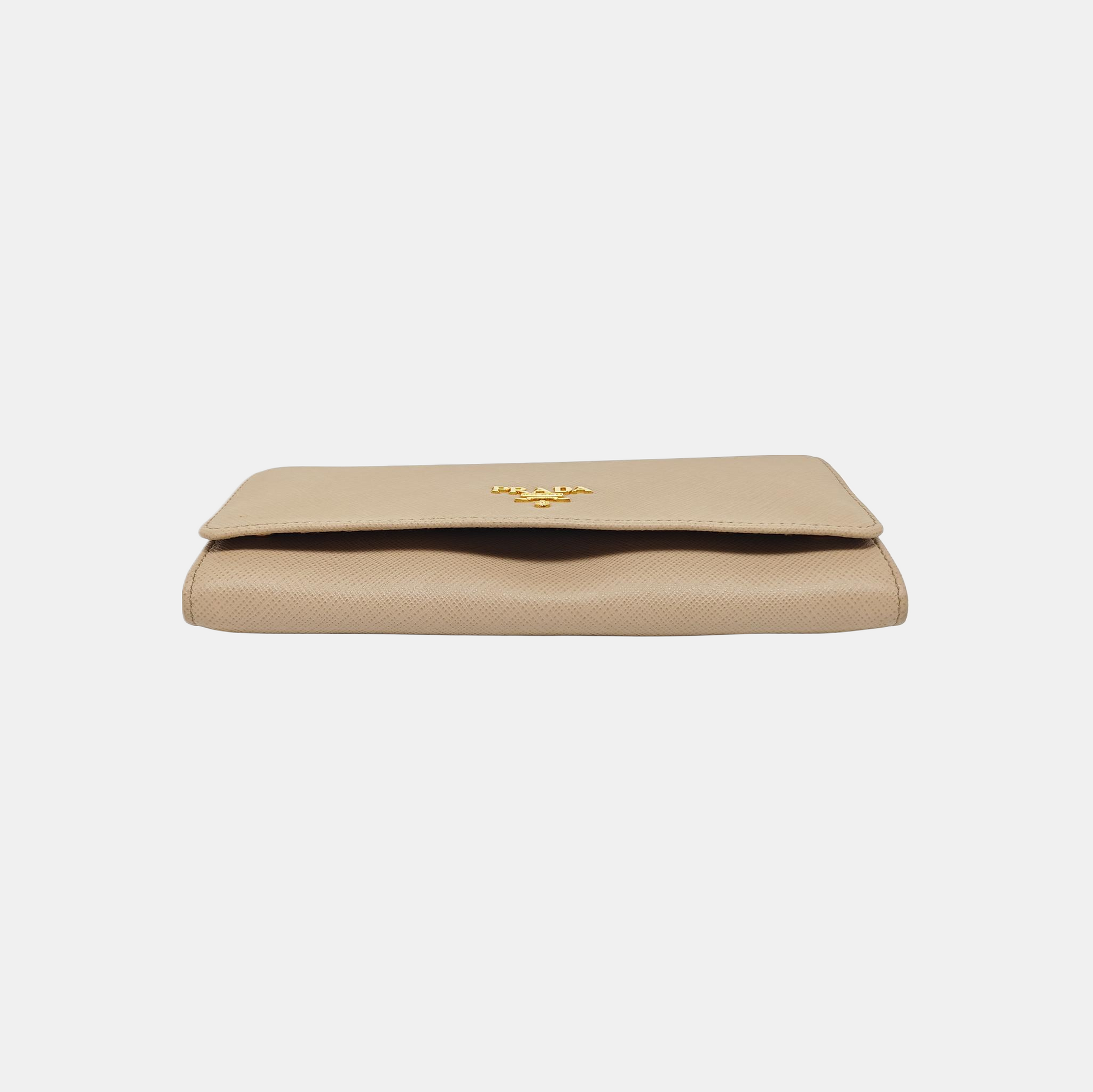 Calfskin Clutch Beige