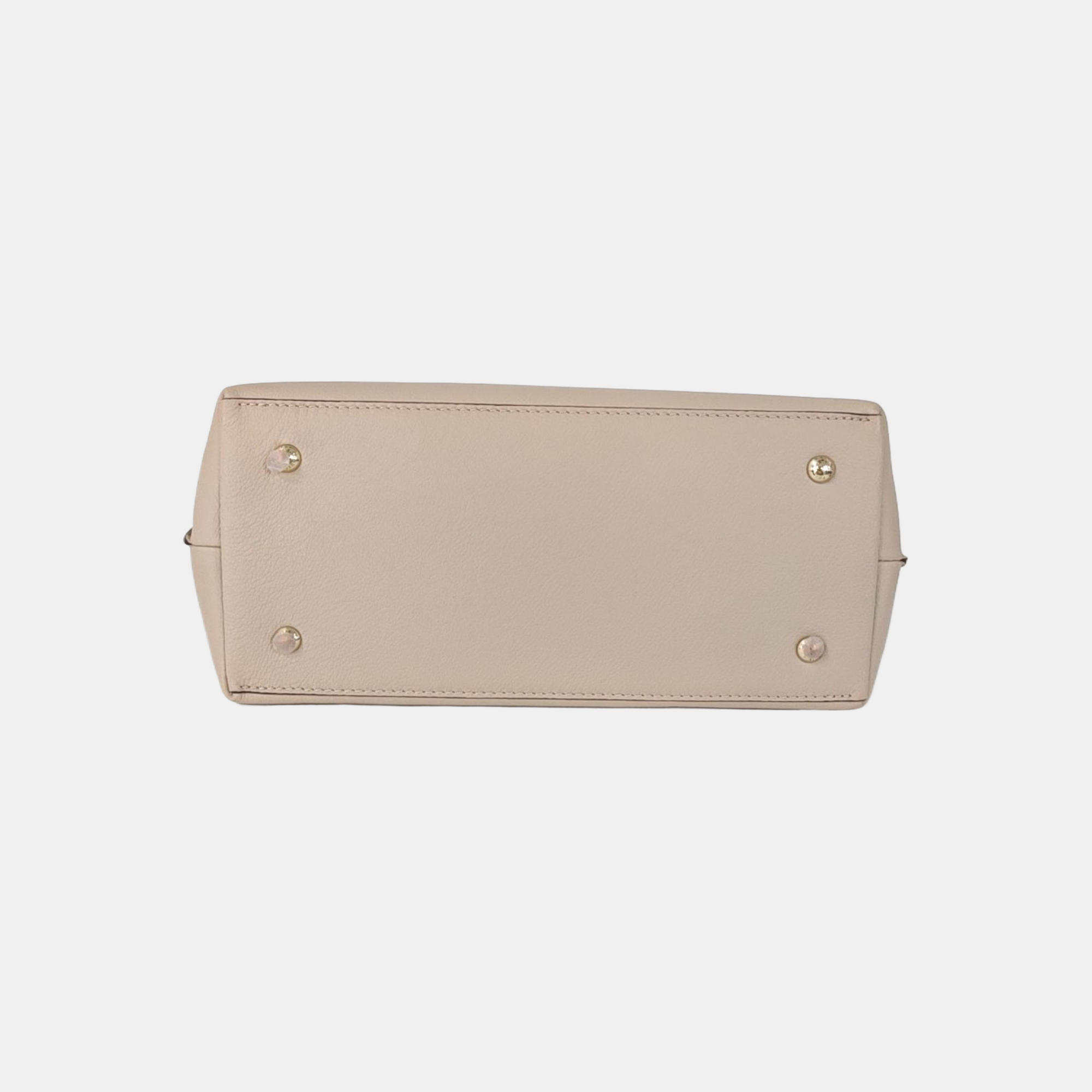 Calfskin Shoulder Bag Beige