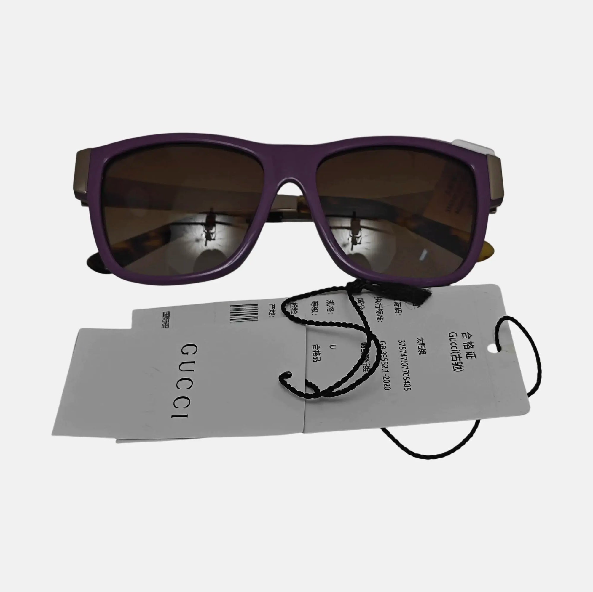 Synthetic Sunglasses Brown