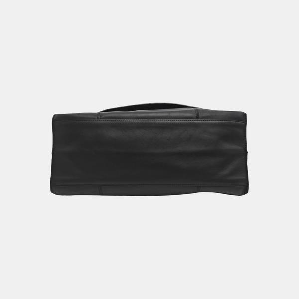 Calfskin Shoulder Bag Black