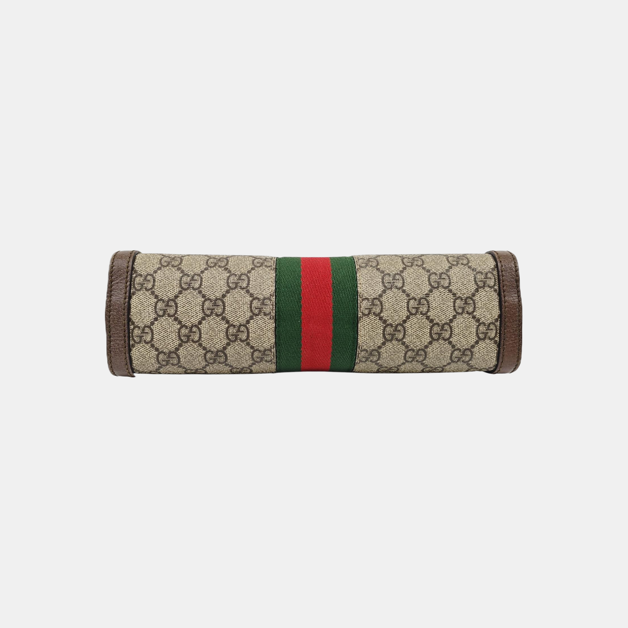 Ophidia Small Monogram Lona Revestida Beige