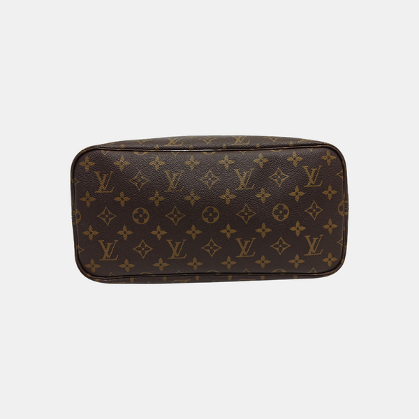 NEVERFULL MM Monogram Coated Canvas Brown