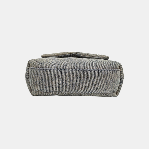 PUFFER Quilted Canvas Blue