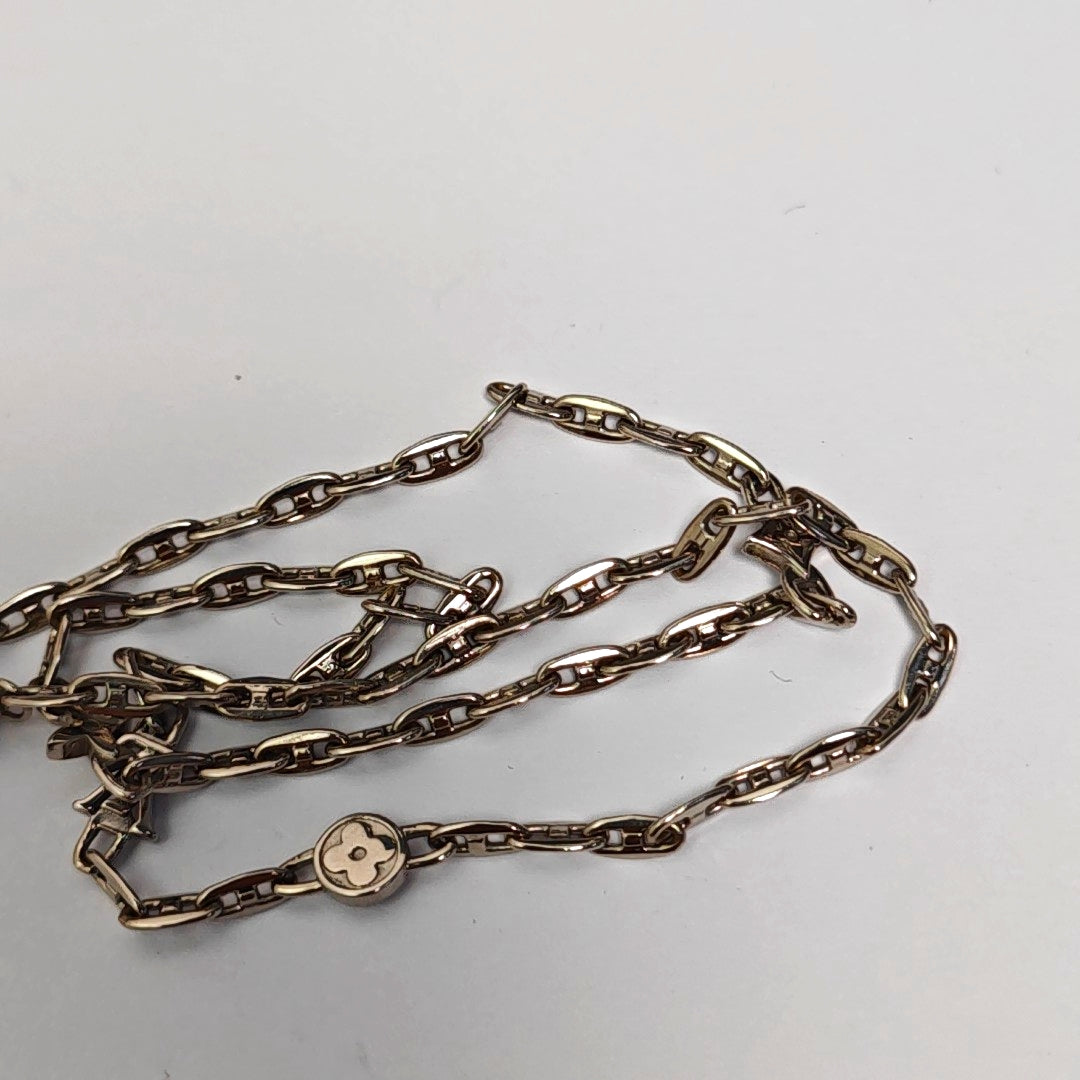 Authenticated pre-owned  Silver Tone Metal Silver Necklace - Necklace at Looply