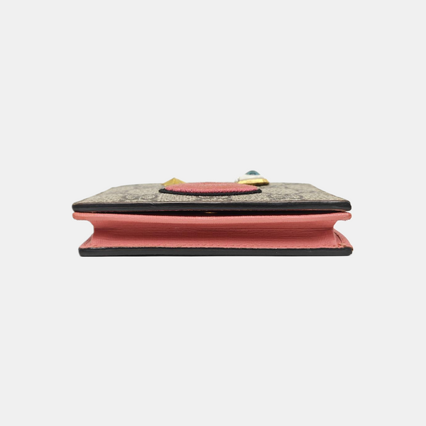 Monogram Coated Canvas Wallet Black