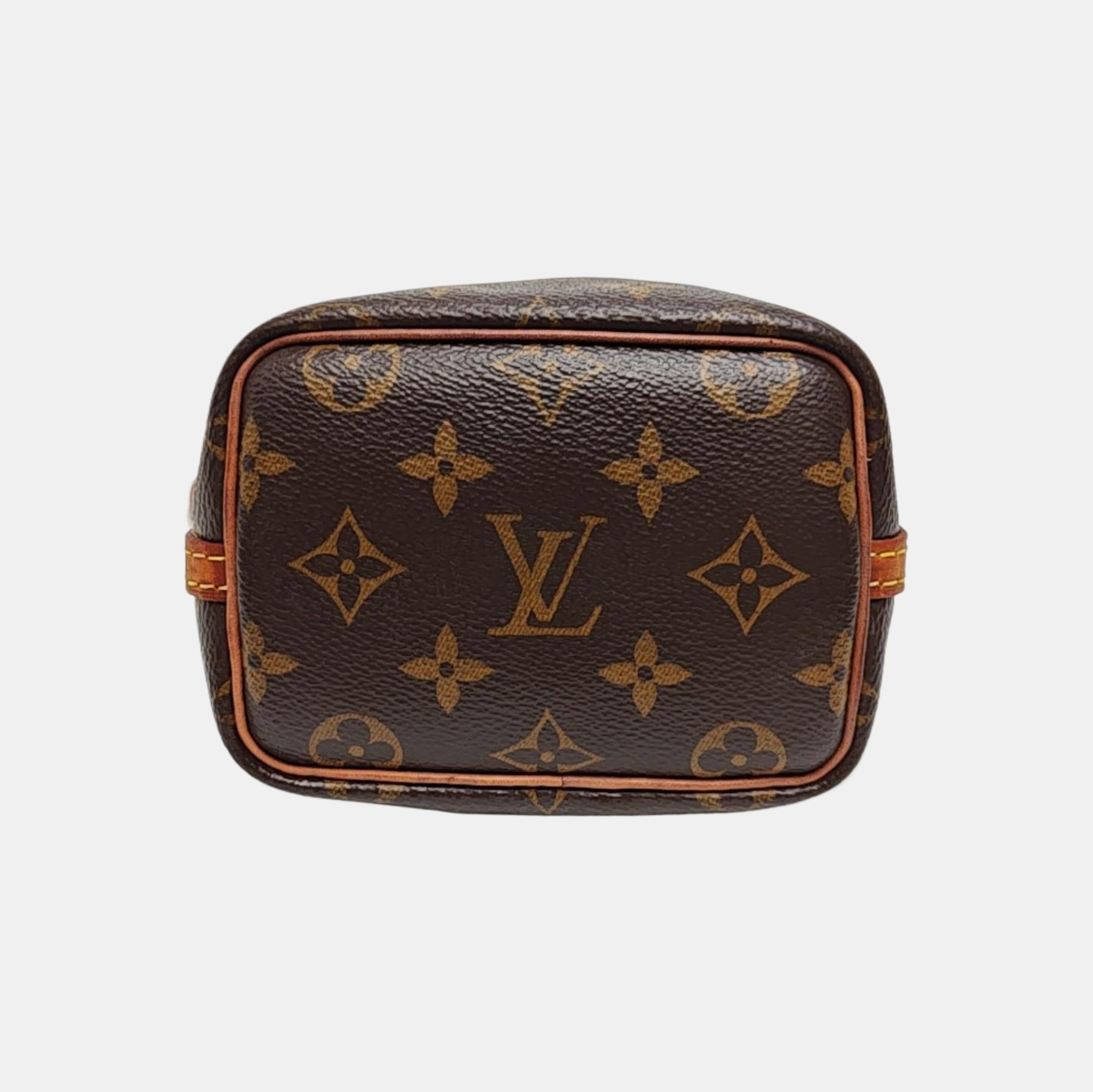 NÉONOÉ Nano Monogram Coated Canvas Brown