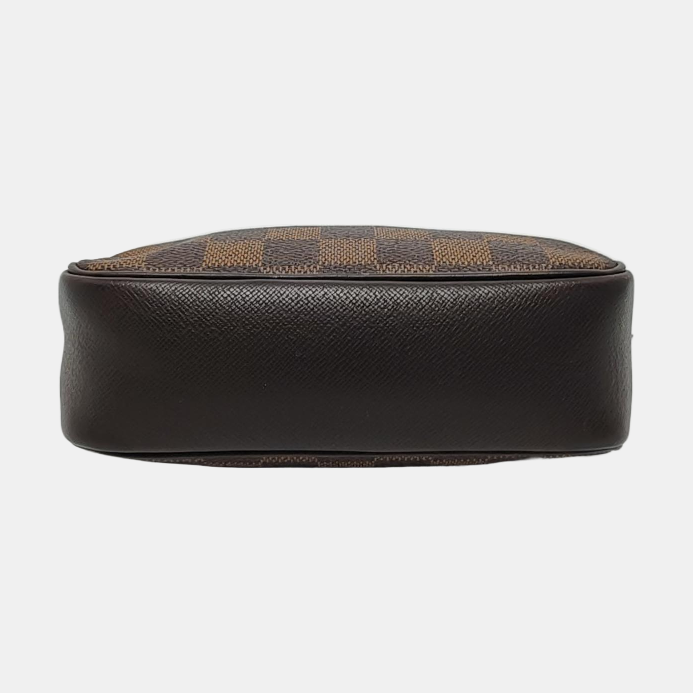 TROUSSE MAKE UP Damier Ebene Coated Canvas Brown
