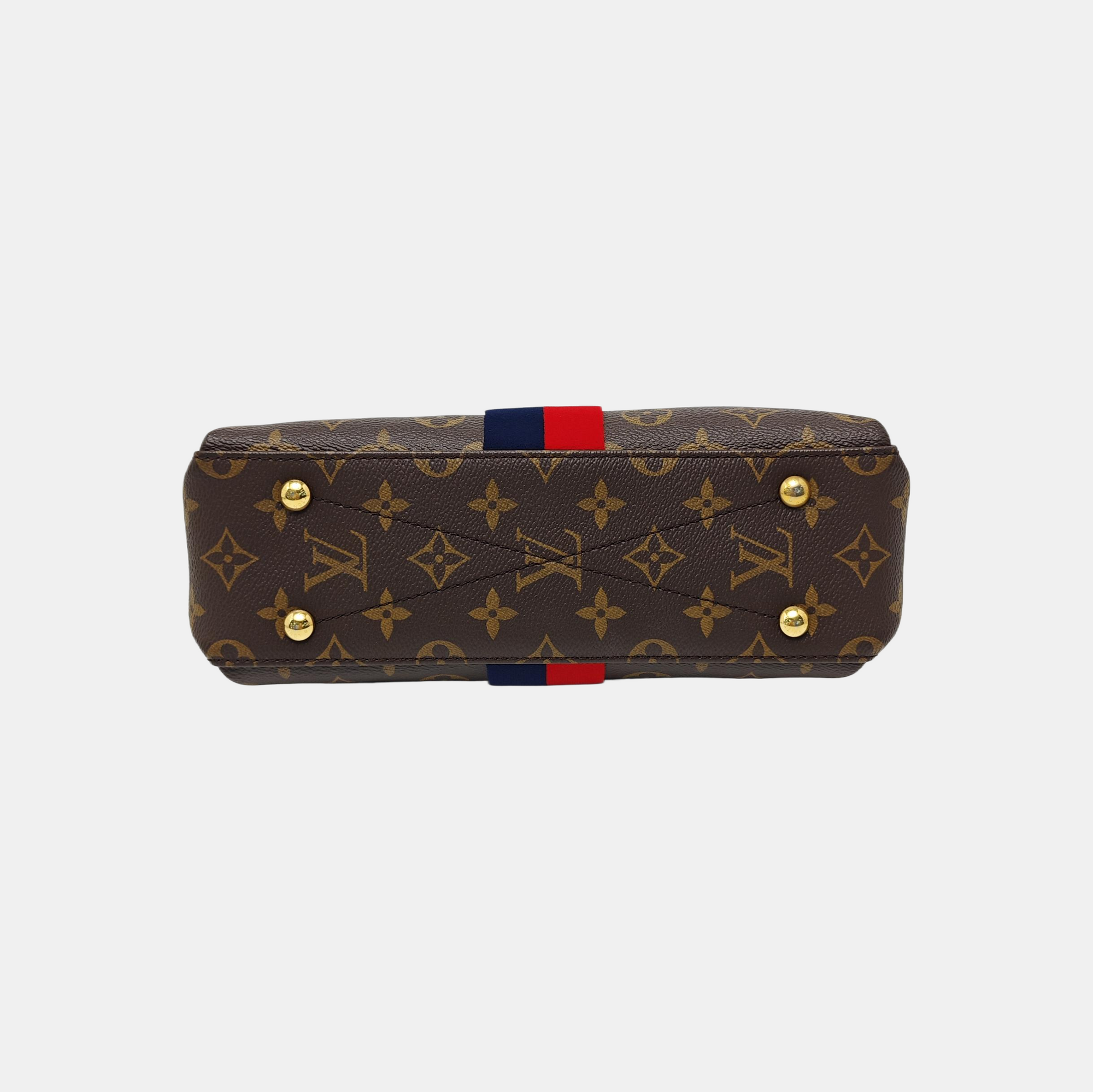 GEORGES BB Monogram Coated Canvas Brown