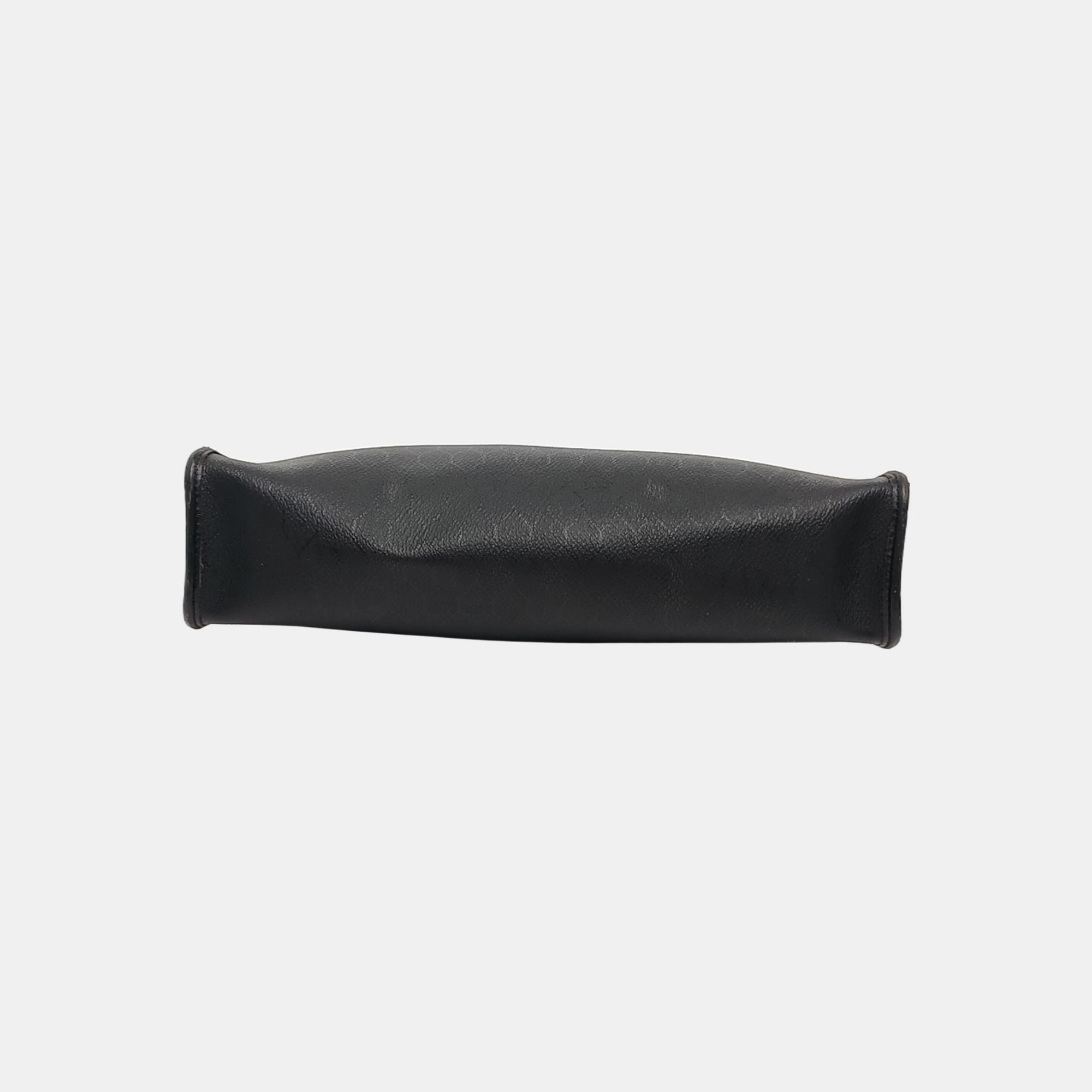 Vintage Honeycomb Coated Canvas Black