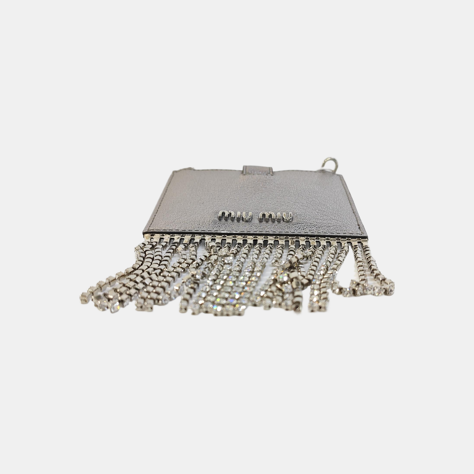 Fringed Calfskin Silver