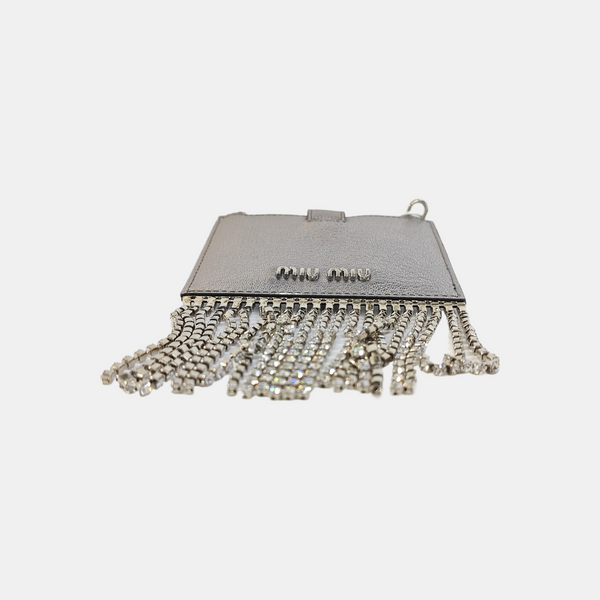Fringed Calfskin Silver