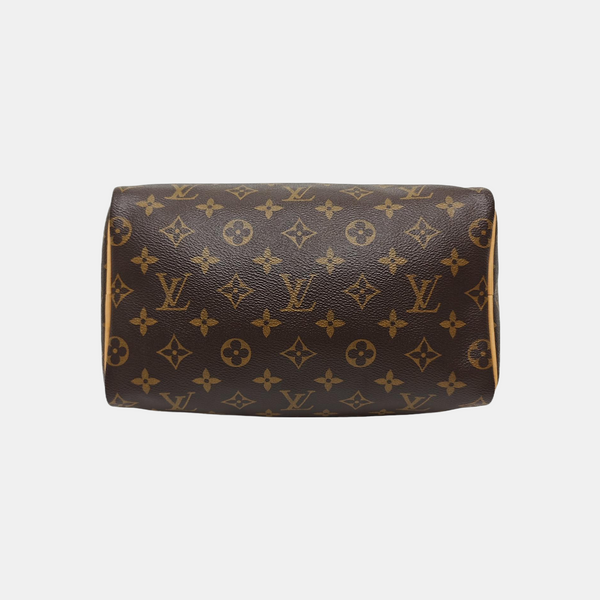 SPEEDY 25 Monogram Coated Canvas Brown