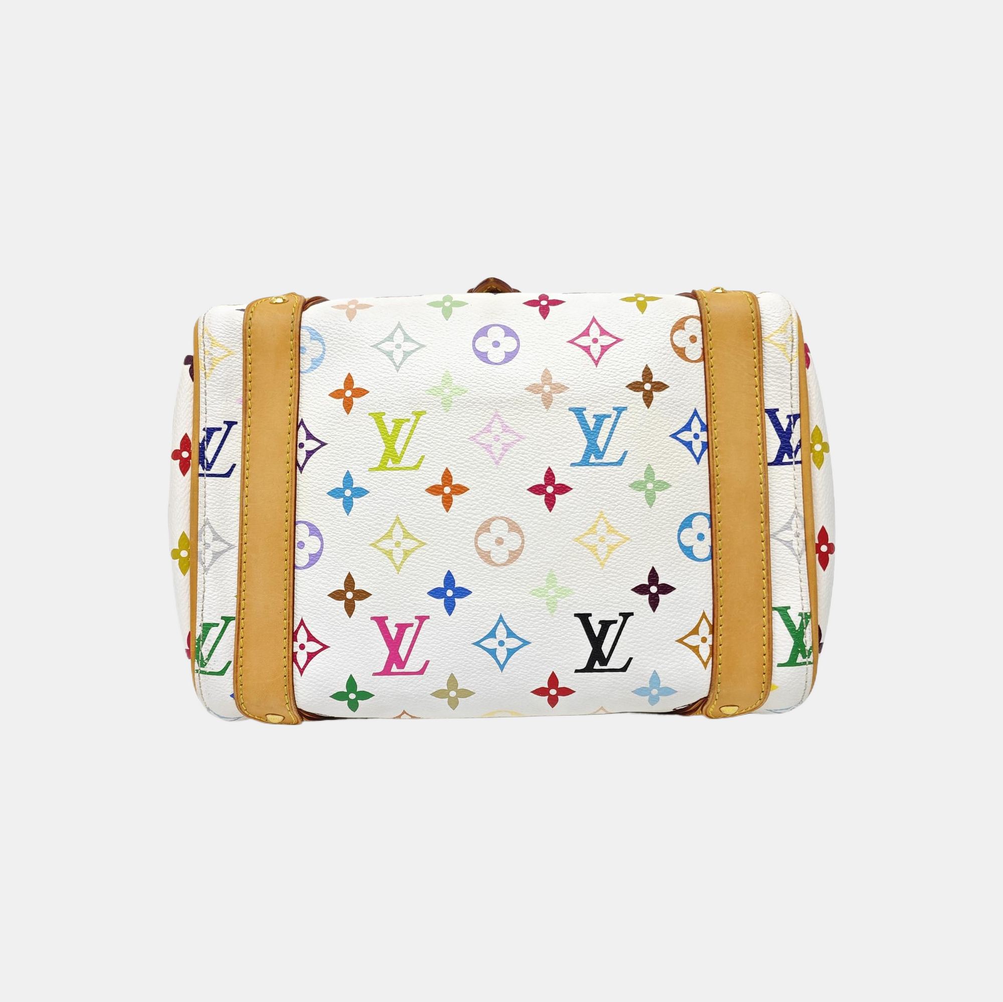 LV × TM PRISCILLA Monogram Coated Canvas White