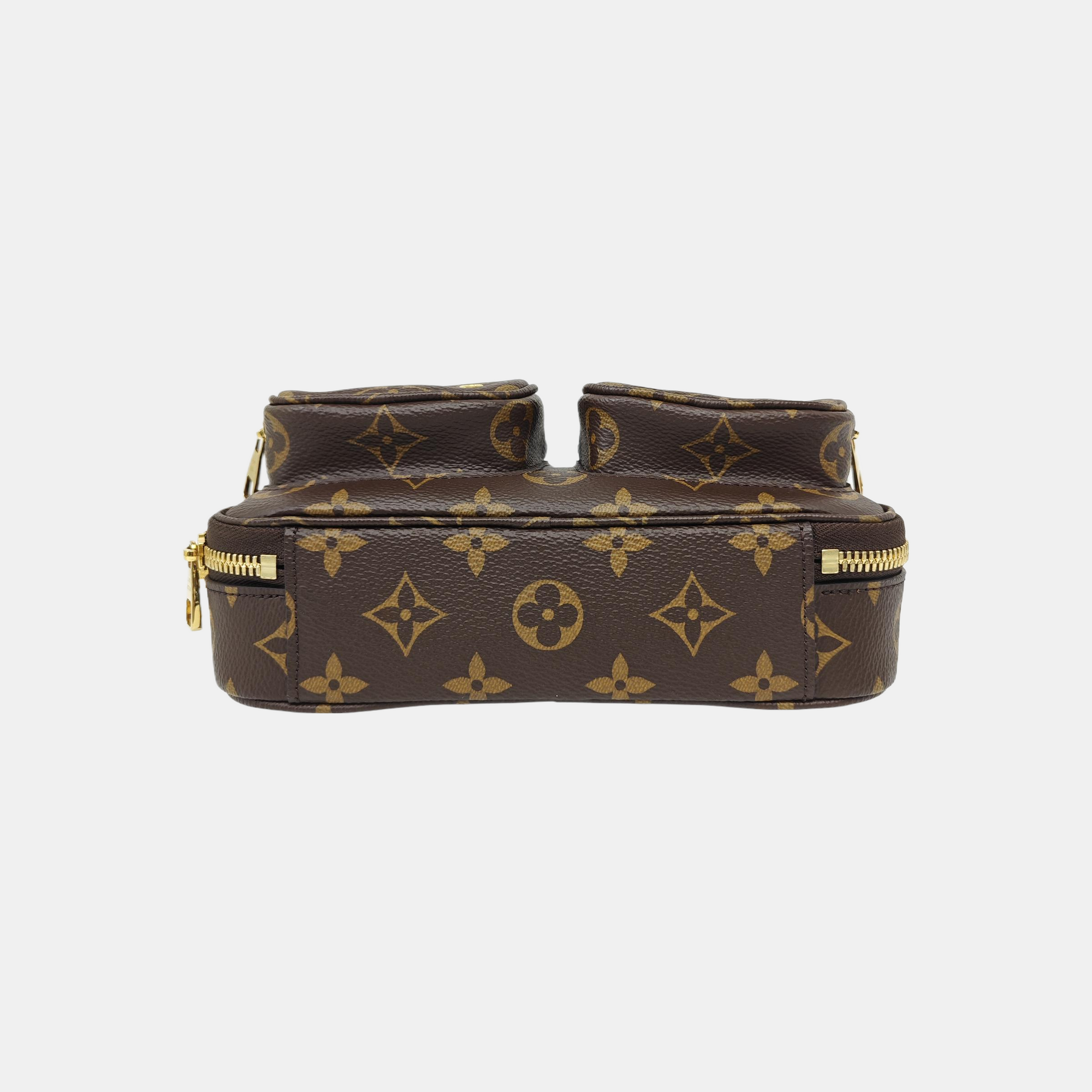 UTILITY Monogram Coated Canvas Brown