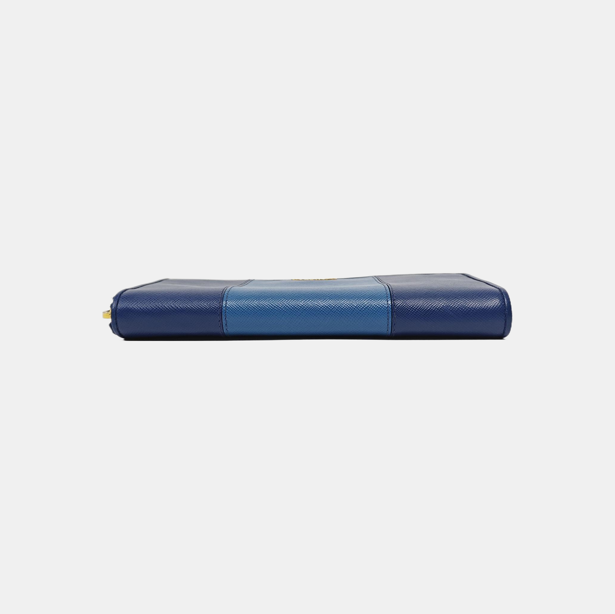 Calfskin Wallet Blue