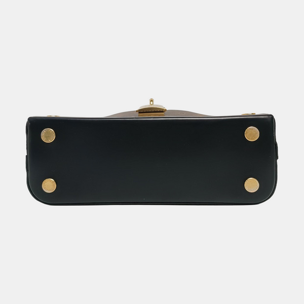 BENTO BOX Monogram Coated Canvas Brown
