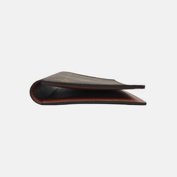 Monogram Coated Canvas Wallet Brown