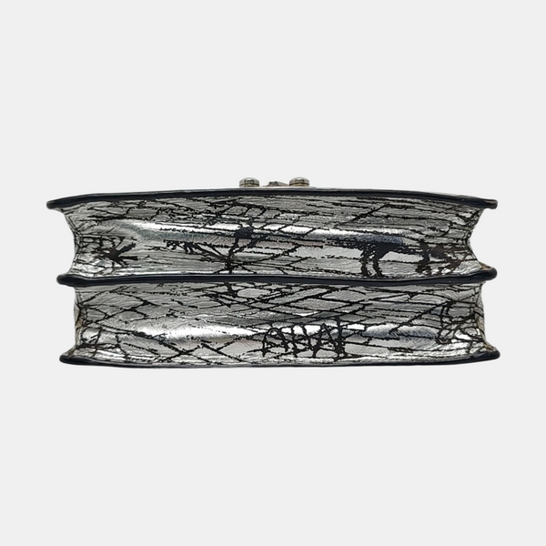 Miu Confidential Calfskin Silver