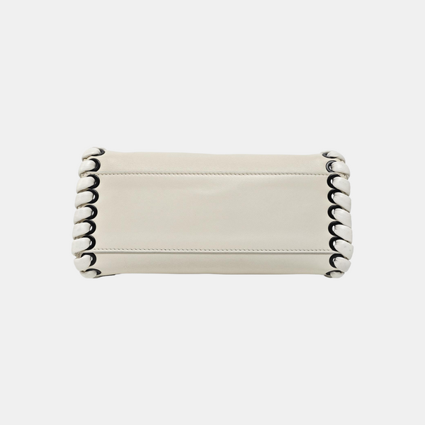 Peekaboo Mini Calfskin White