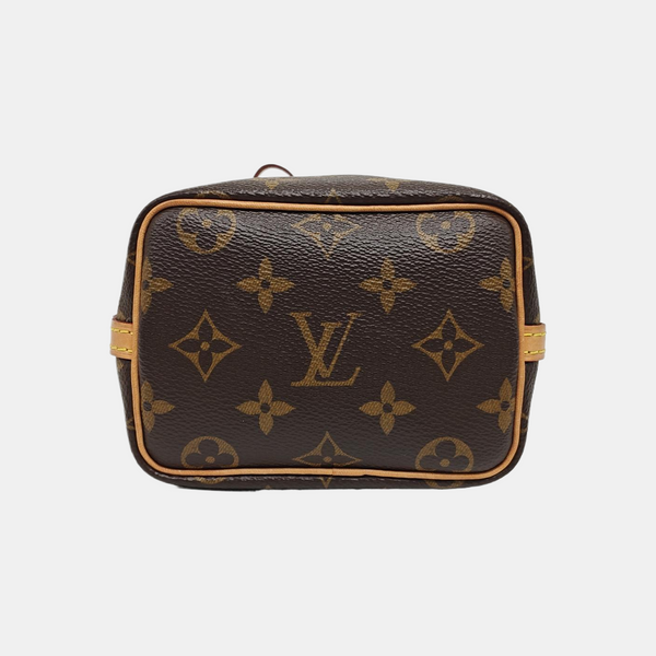 NÉONOÉ Nano Monogram Coated Canvas Brown