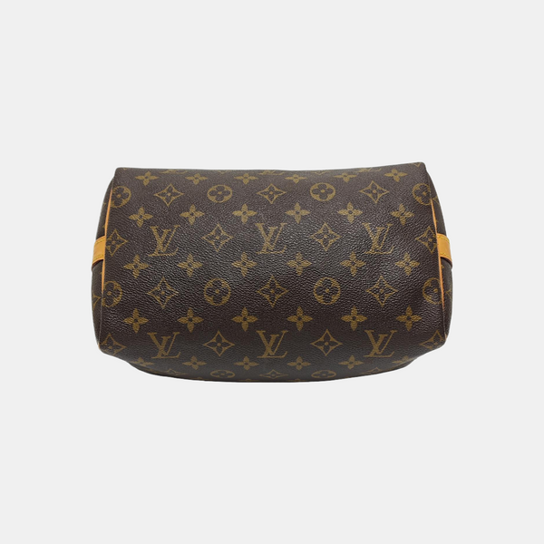 SPEEDY 25 Monogram Coated Canvas Brown