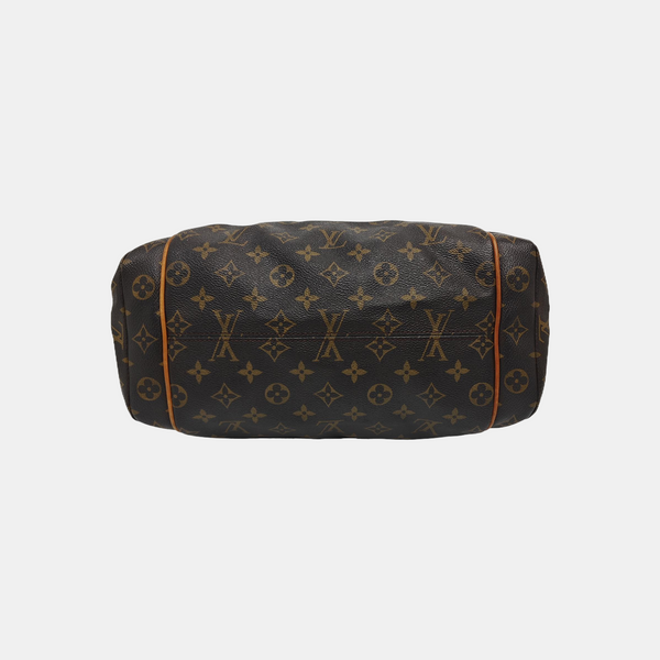 TOTALLY MM Monogram Coated Canvas Brown
