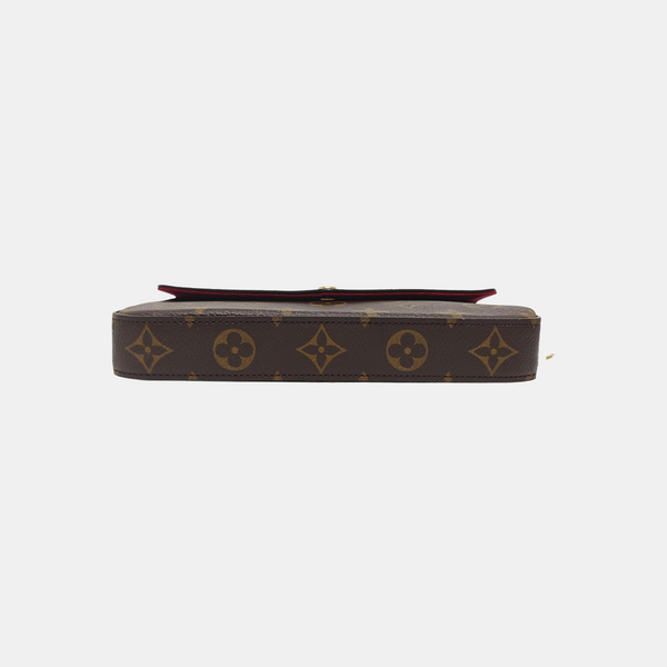 FÉLICIE Monogram Coated Canvas Brown