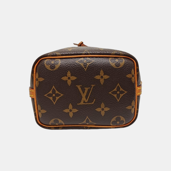 NÉONOÉ Nano Monogram Coated Canvas Brown