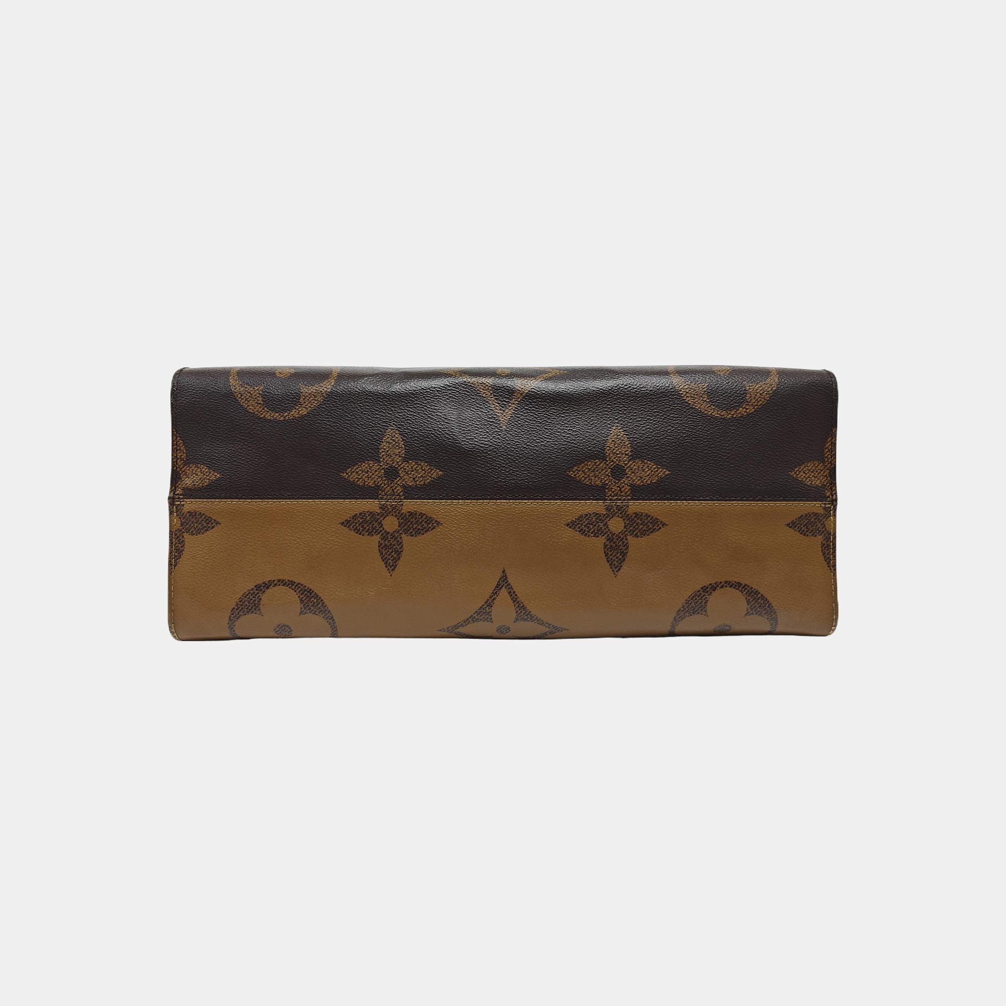 ONTHEGO GM Monogram Coated Canvas Brown