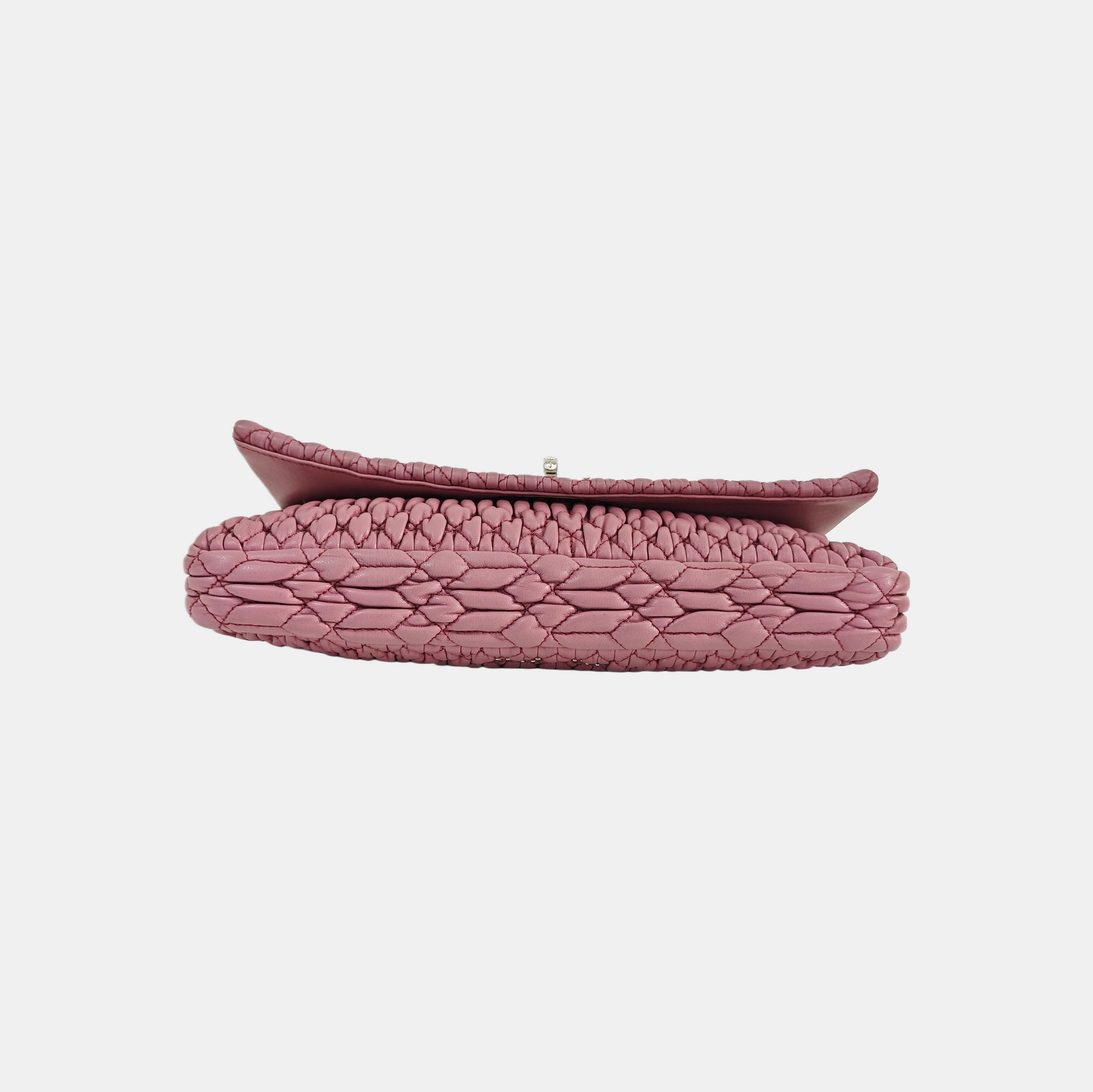 Crystal Quilted Lambskin Pink
