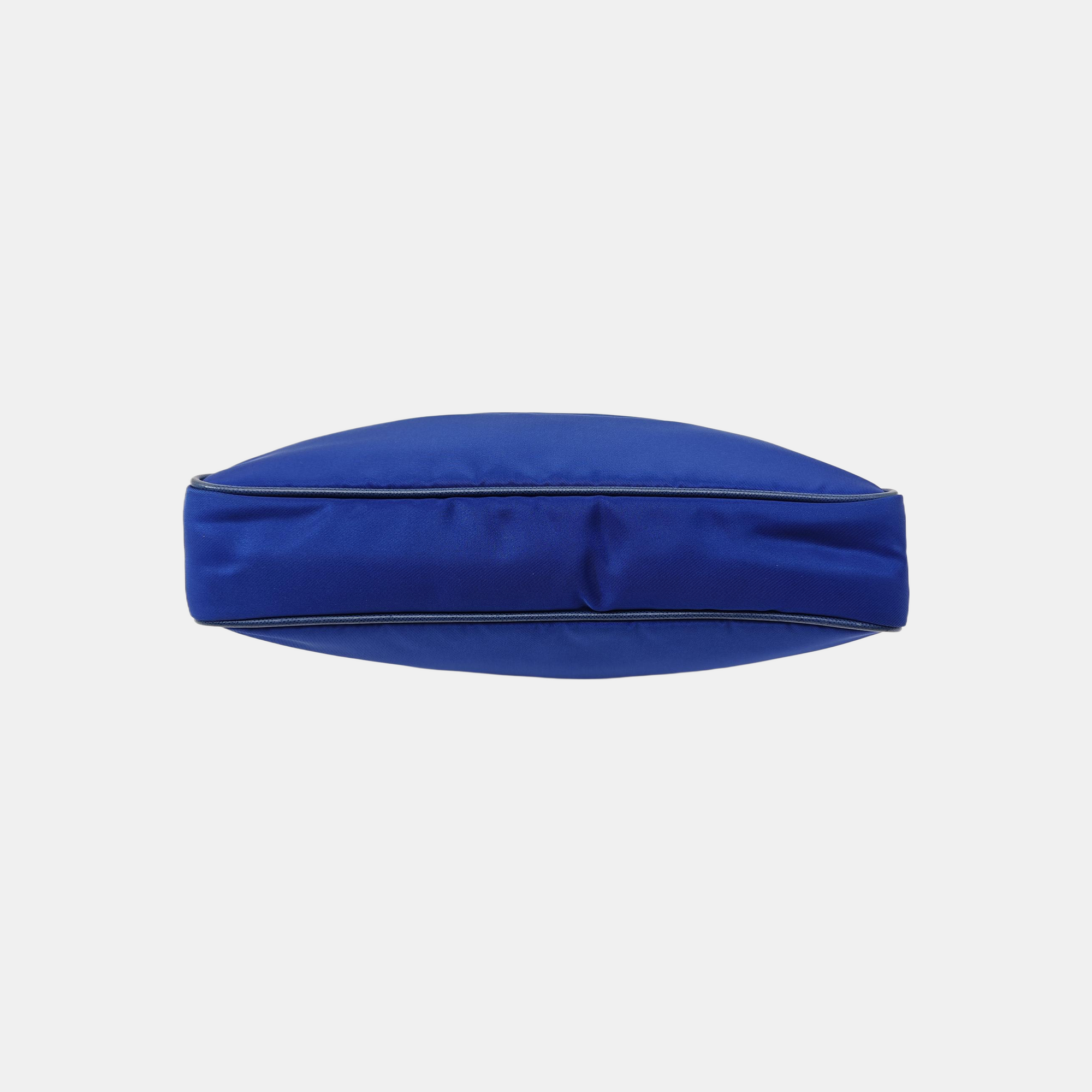 Nylon Shoulder Bag Blue
